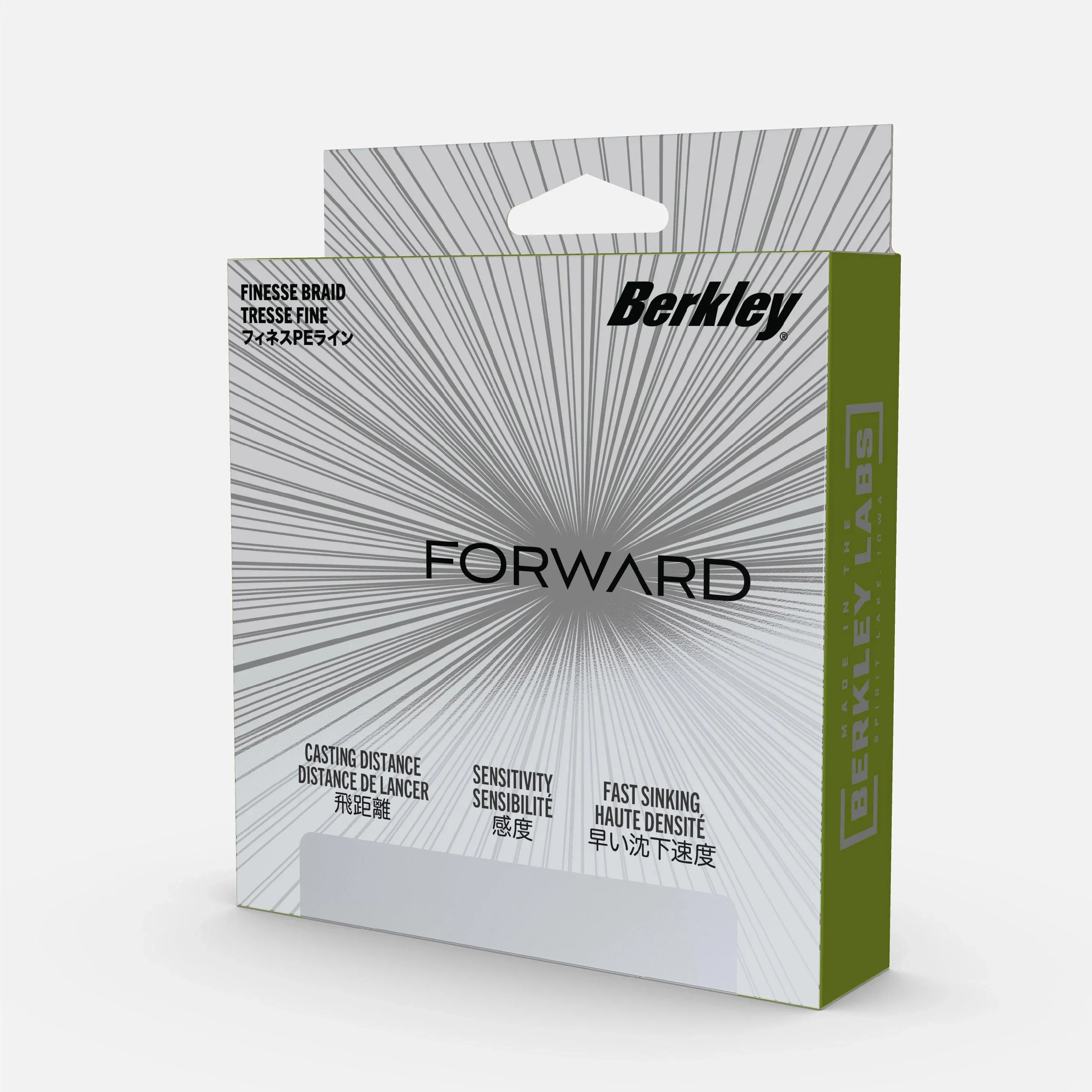 Berkley Forward Finesse Braid Low Vis Green 1800 m flätlina - Image 4