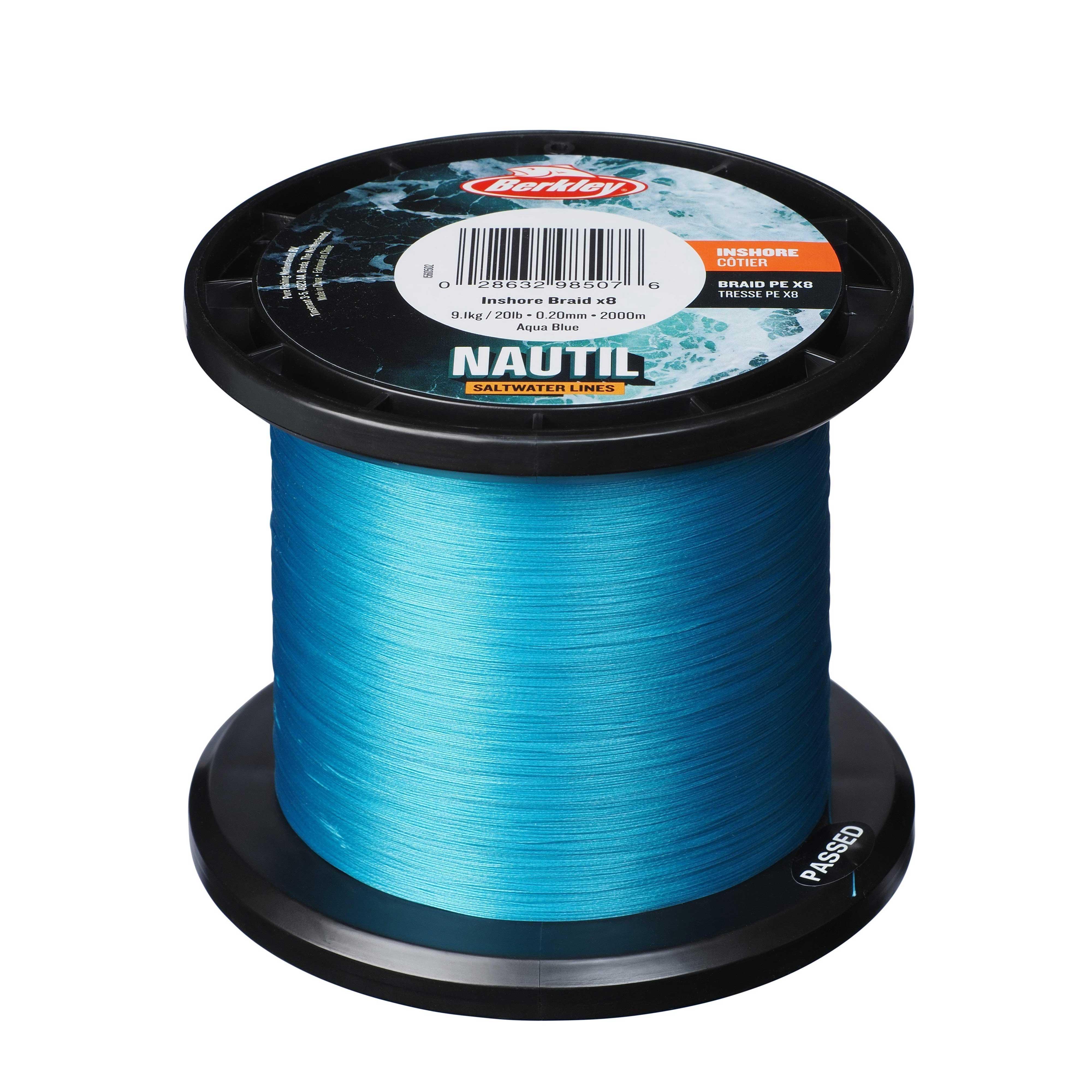 Berkley Nautil Inshore Braid AquaBlue 2000 m flätlina - Image 2
