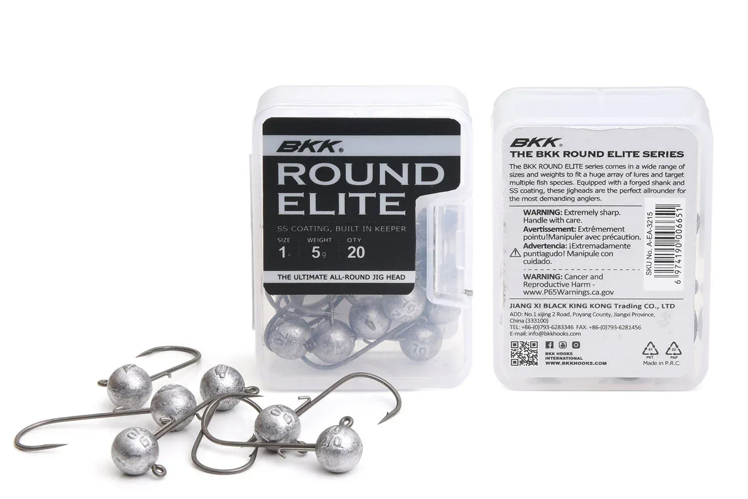 BKK Round Elite Classic 10 g jiggskalle 20 st/pkt - Image 4