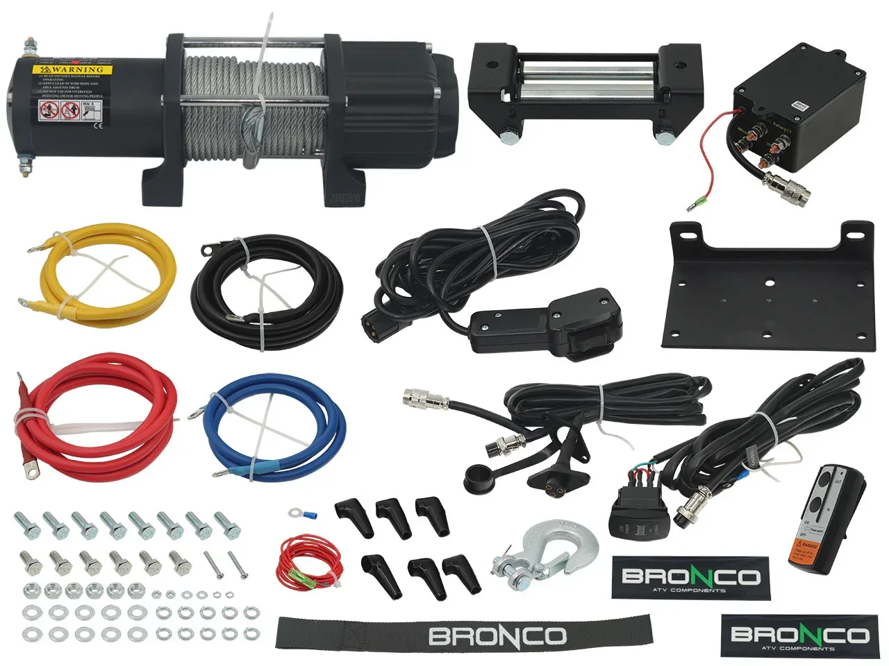 Bronco Gen II Winch 5000 Wire elektrisk vinsch - Image 3