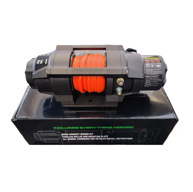 Bronco HDCS Heavy Duty Center Spool 4500 elvinsch med fjärrkontroll 2045 kg - Image 6