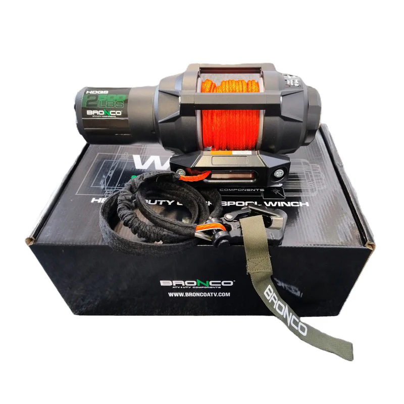 Bronco HDQS Heavy Duty Quick Spool 2500 elvinsch med fjärrkontroll 1133 kg - Image 9