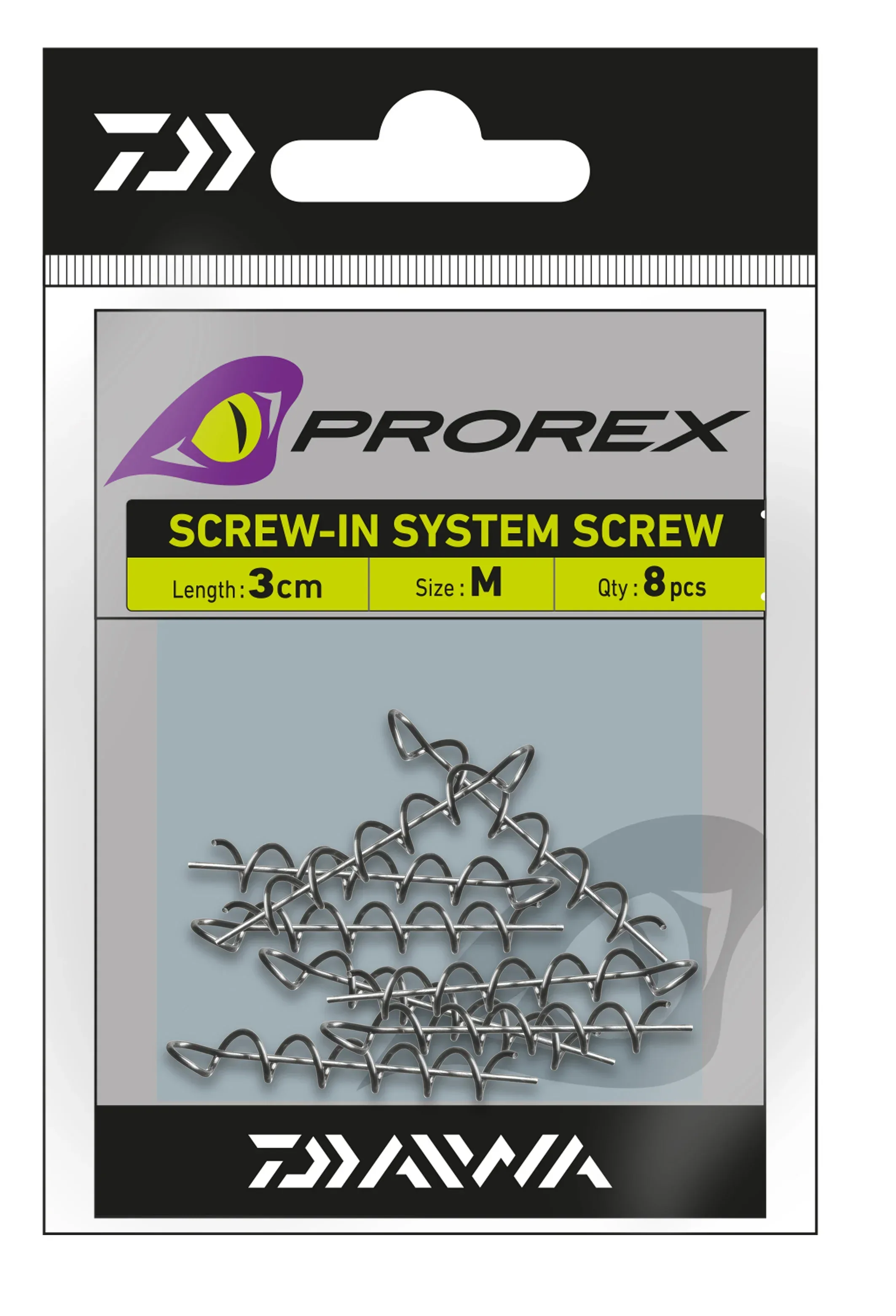 Daiwa Prorex jiggskruv 8 st/pkt - Image 2