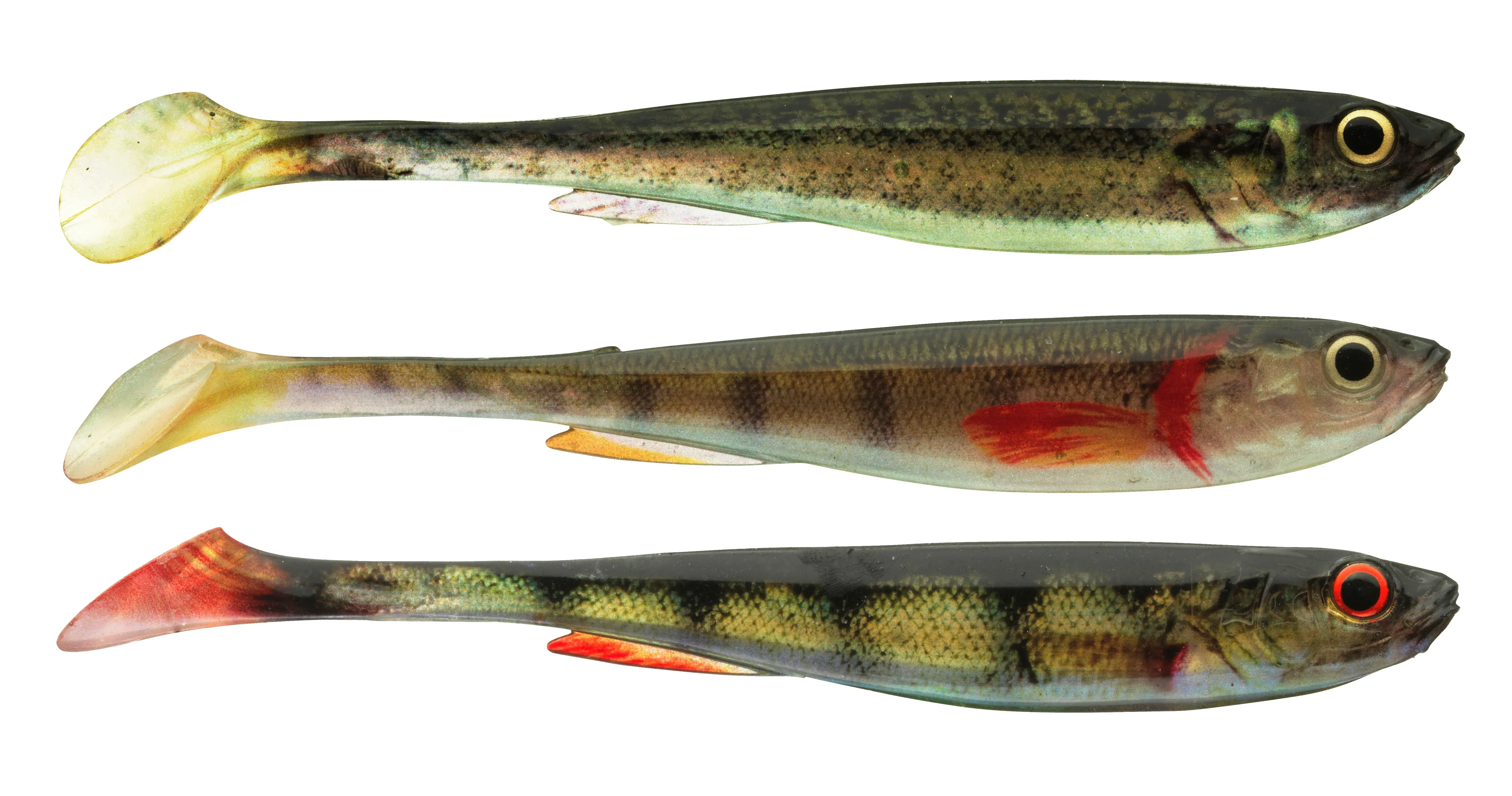 Daiwa Prorex Real Slim Shad Y Live 10,5 cm jiggsortiment 4 st/pkt
