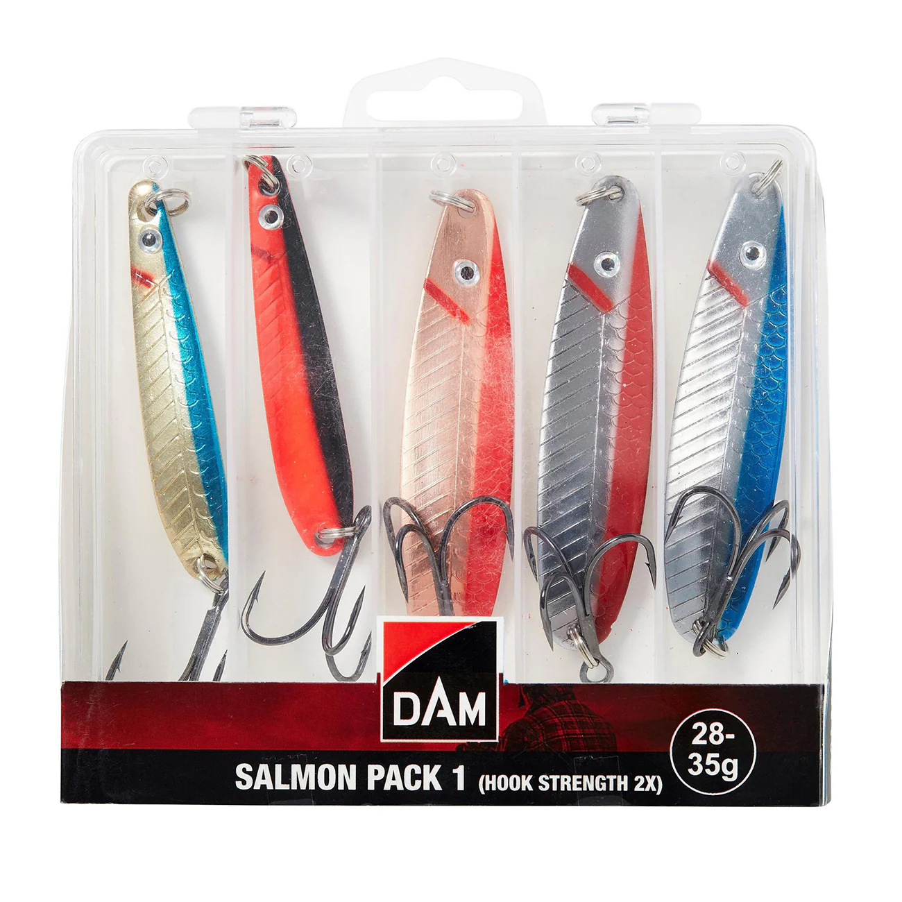 DAM Salmon Pack 28-35 g skedsortiment 5 st/pkt - Image 2