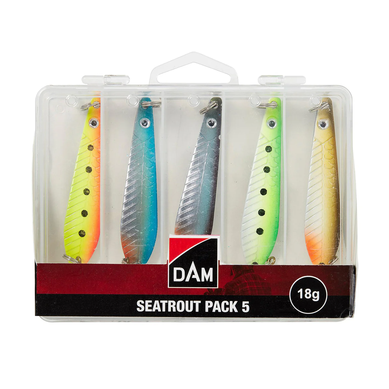 DAM Seatrout Pack 18 g skedsortiment 5 st/pkt