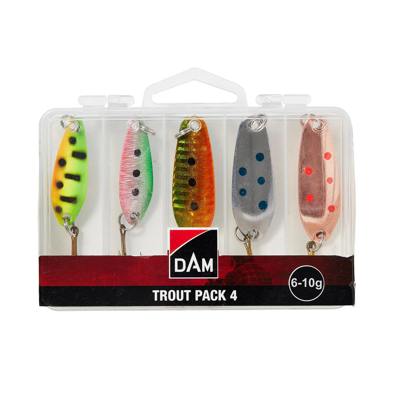 DAM Trout Pack 5-10 g skedsortiment 5 st/pkt - Image 2