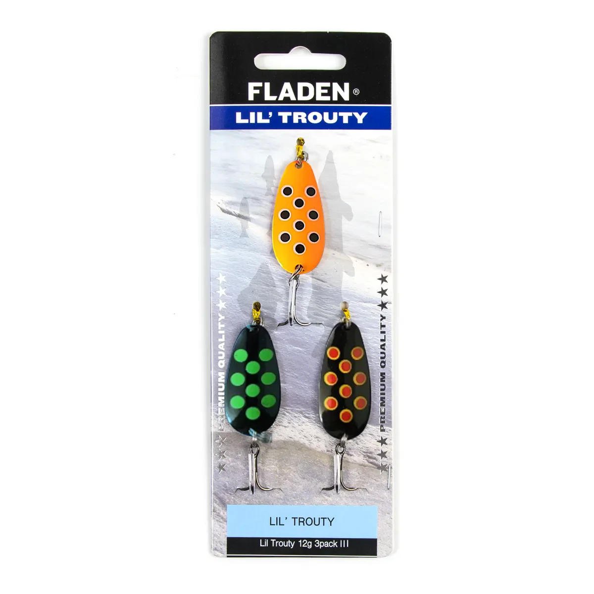 Fladen Lil Trouty III 12 g skeddragssortiment 3 st/pkt
