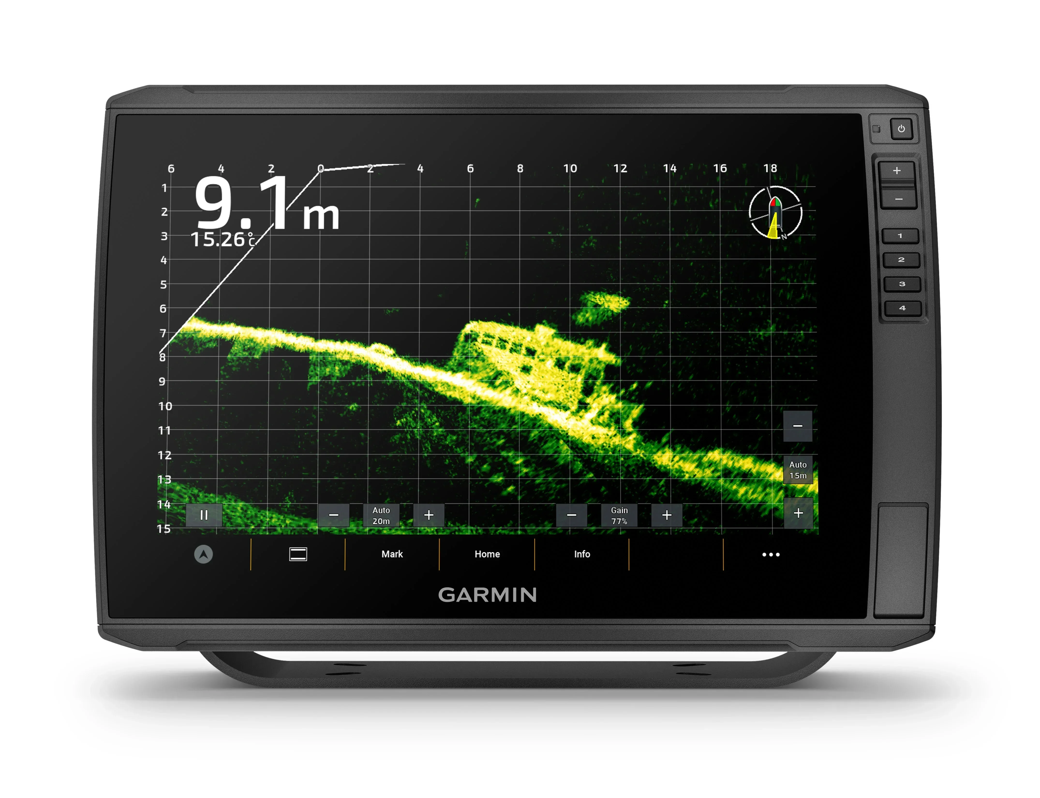 Garmin ECHOMAP Ultra 2 122sv kombienhet + GT56 givare - Image 2