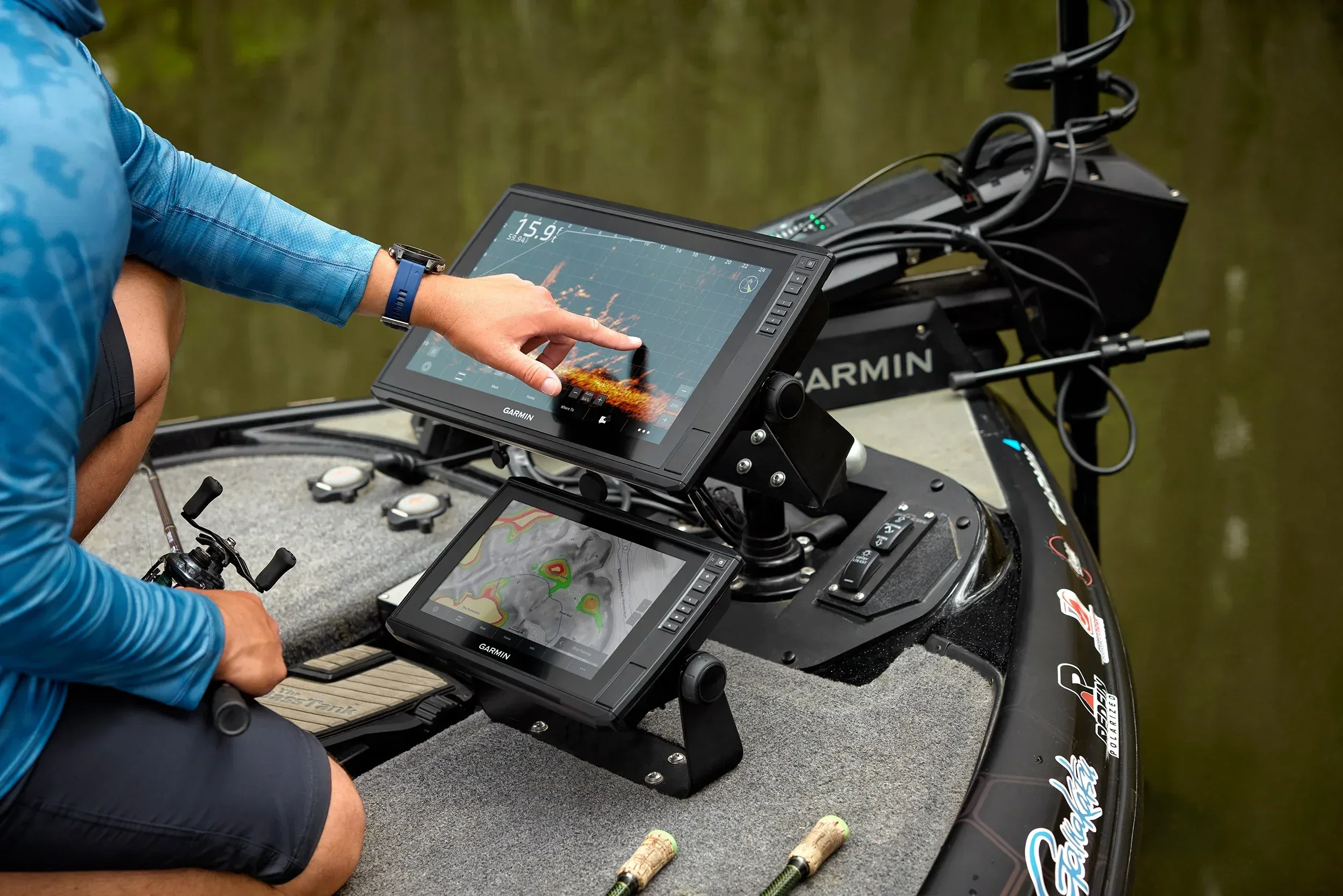Garmin ECHOMAP Ultra 2 162sv kombienhet + GT56 givare - Image 13