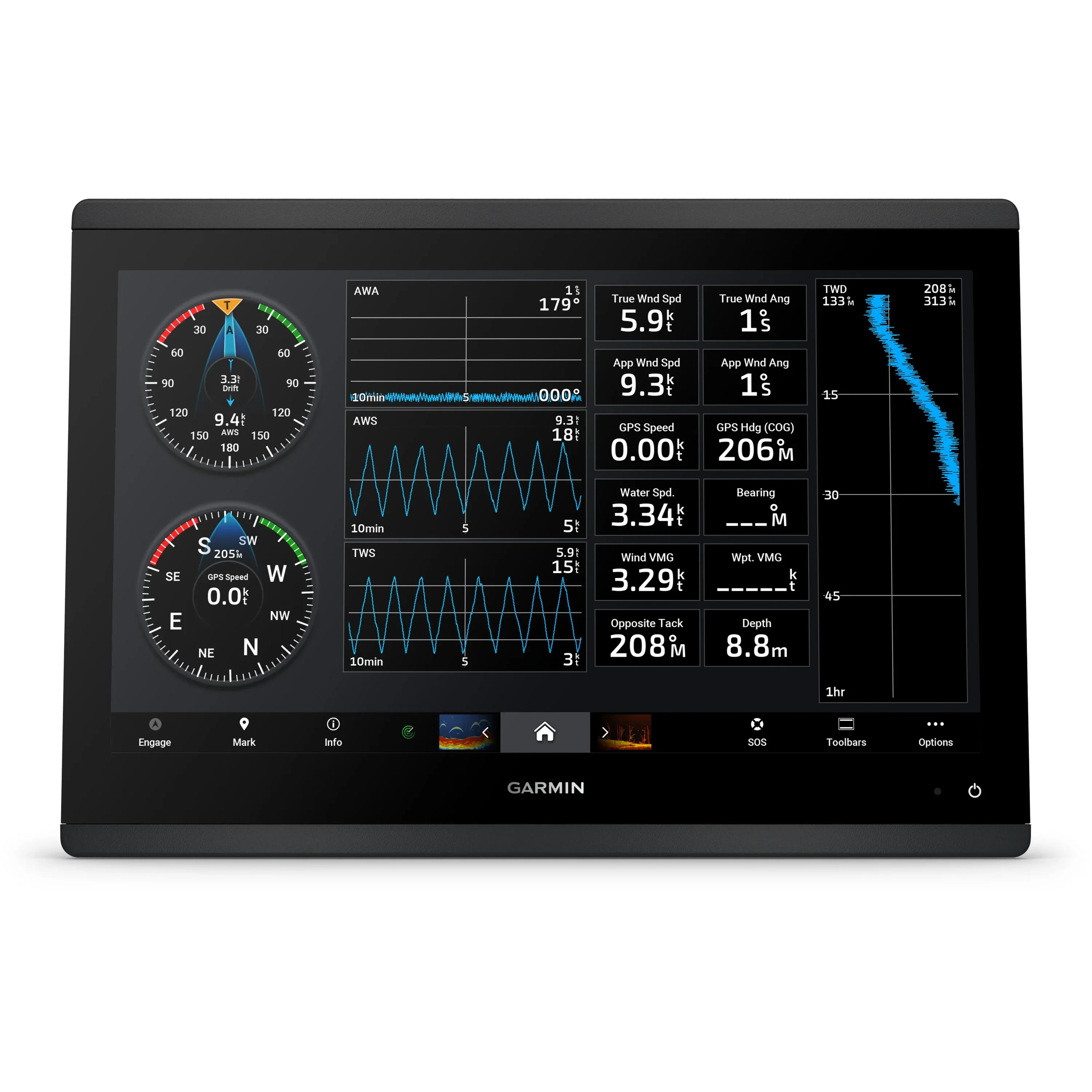 Garmin GPSMAP 1623 kartplotter - Image 3