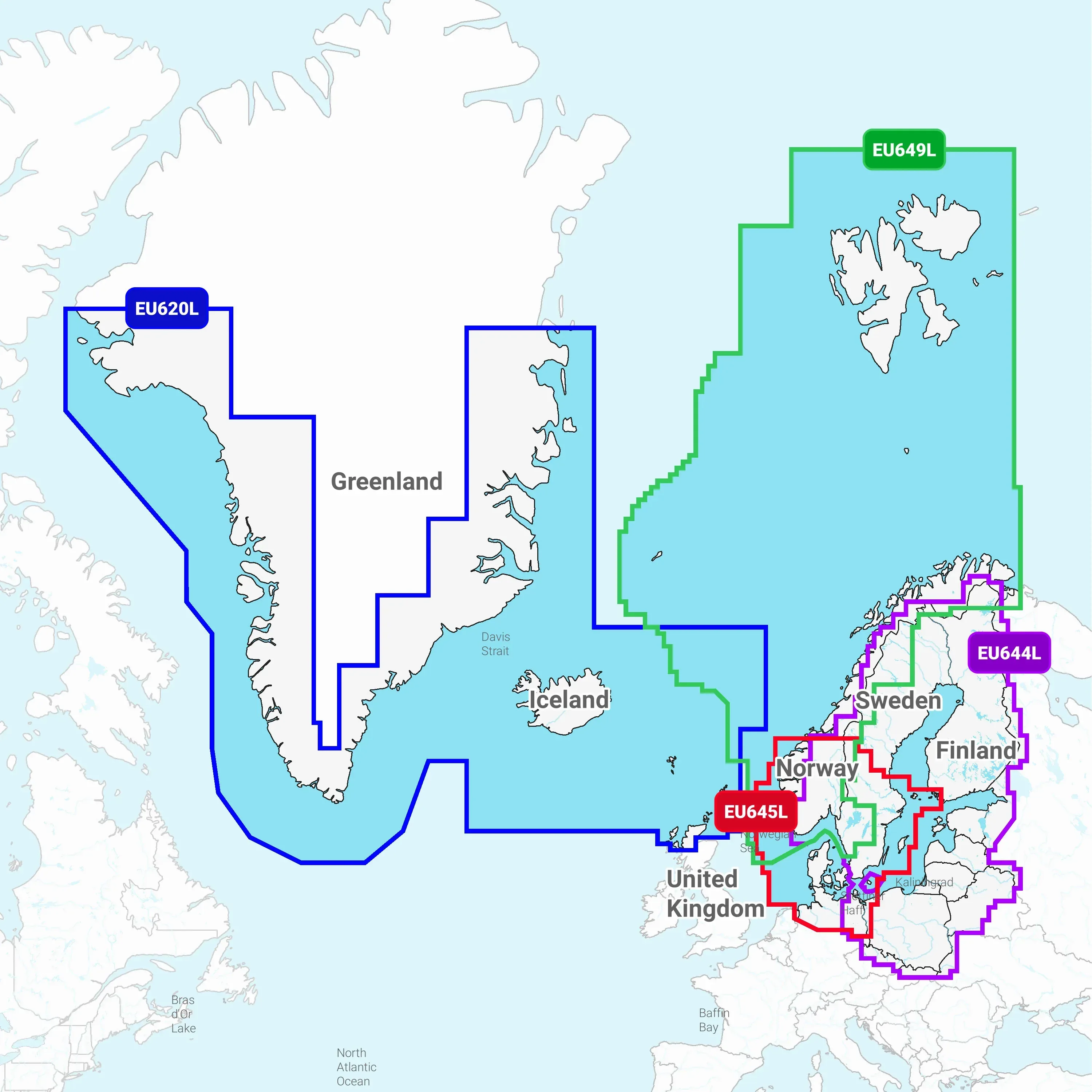 Garmin Navionics Vision+ EU644L Östersjön kartkort - Image 2