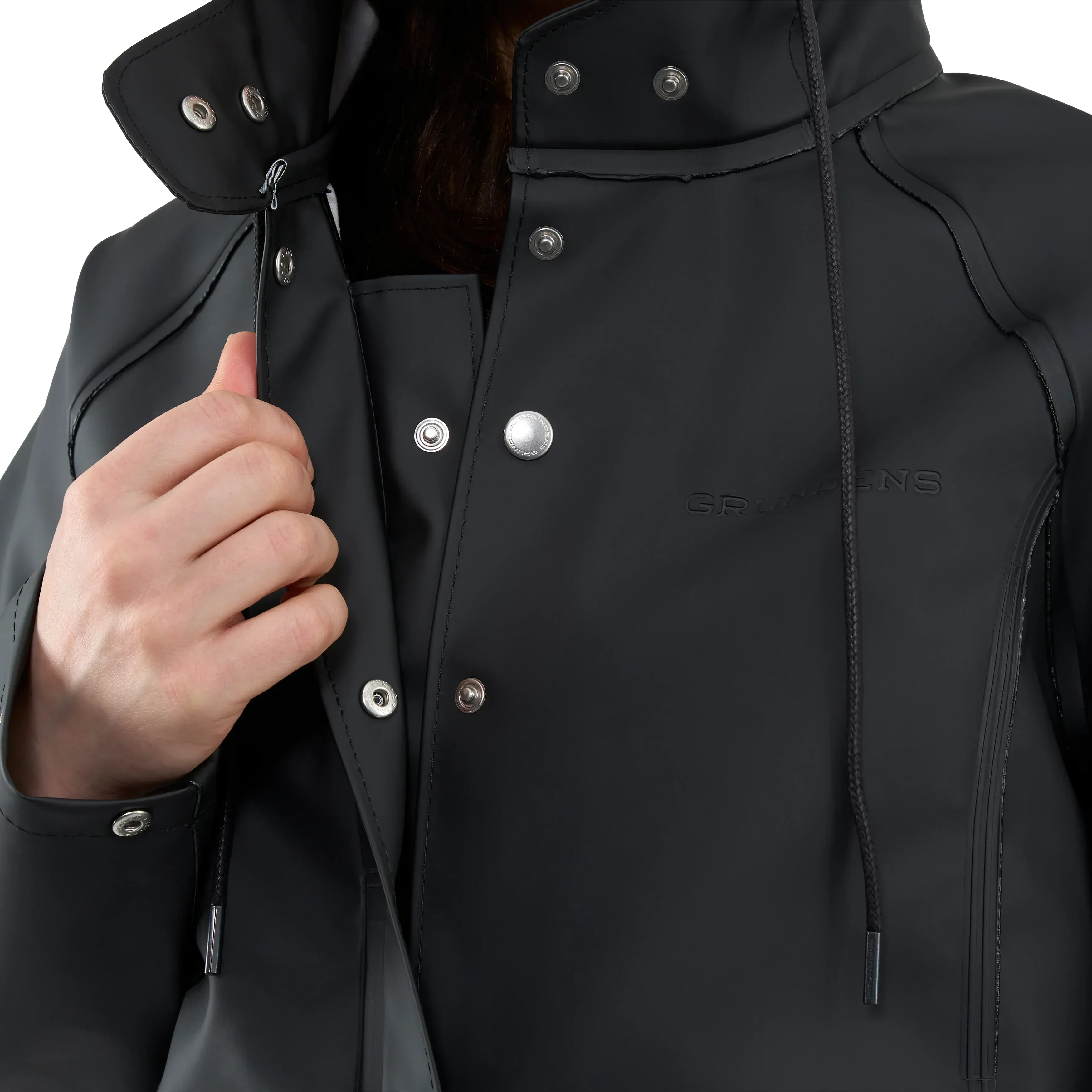 Grundens 1926 Regnkläder Coat Black regnjacka för damer - Image 10