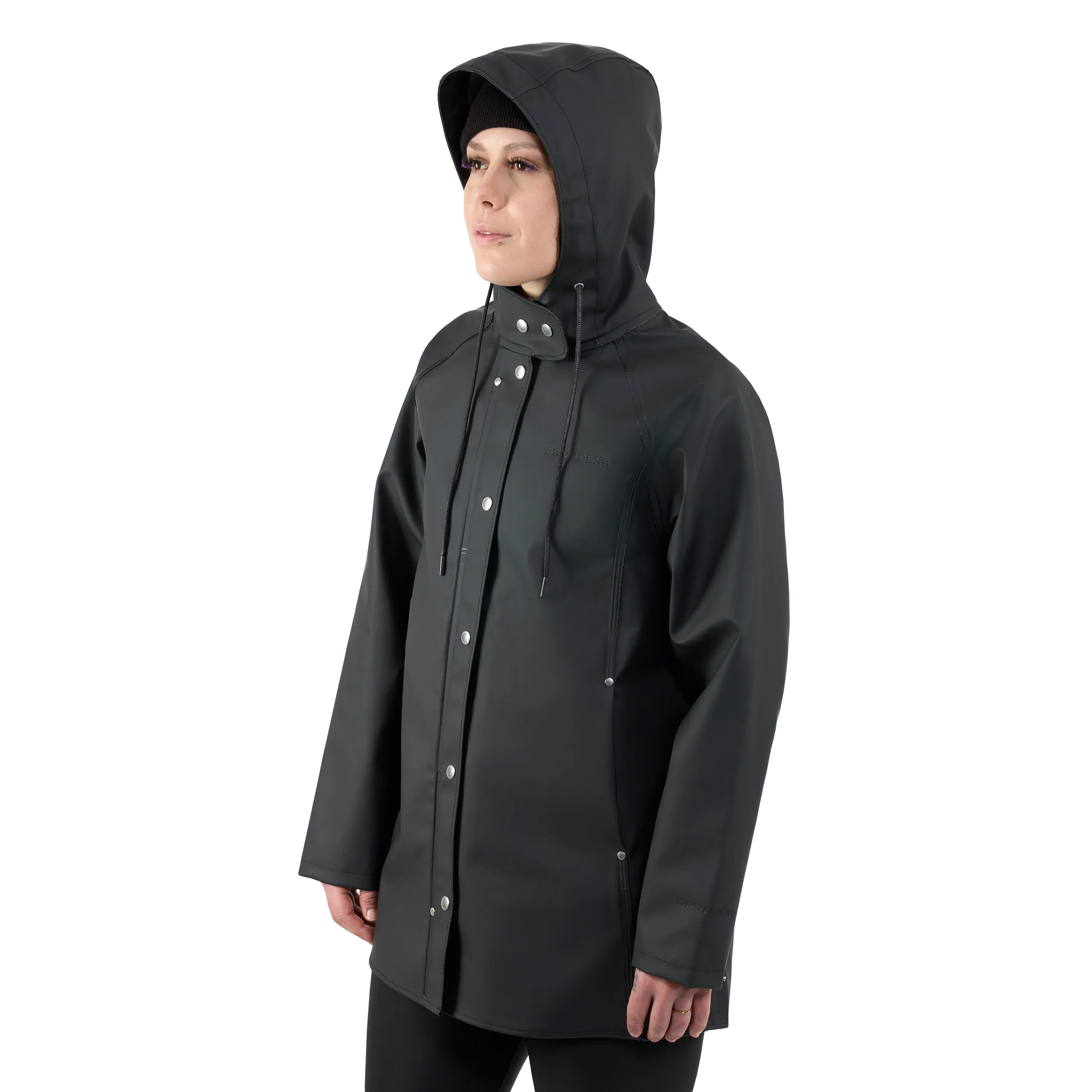 Grundens 1926 Regnkläder Coat Black regnjacka för damer - Image 8