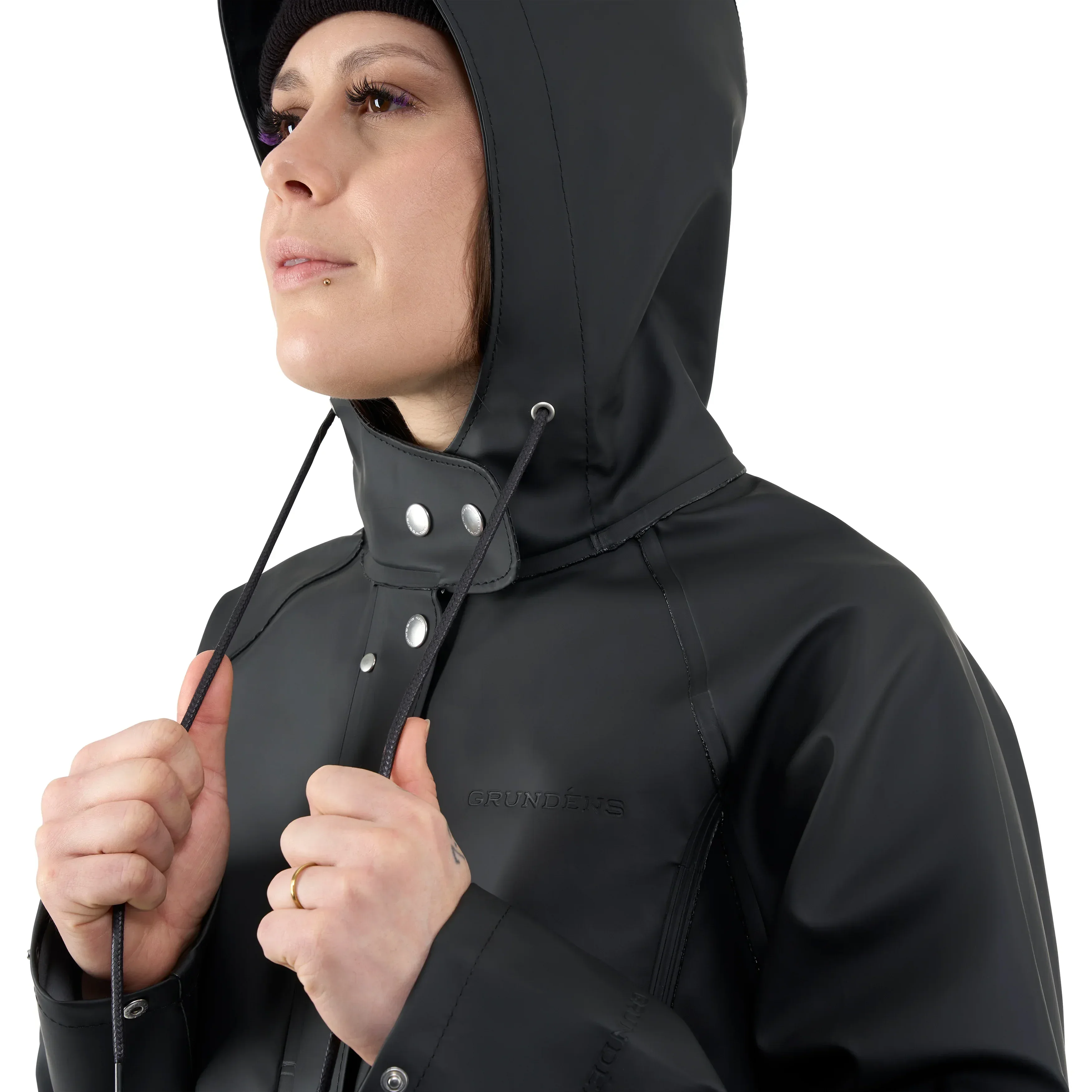 Grundens 1926 Regnkläder Coat Black regnjacka för damer - Image 9