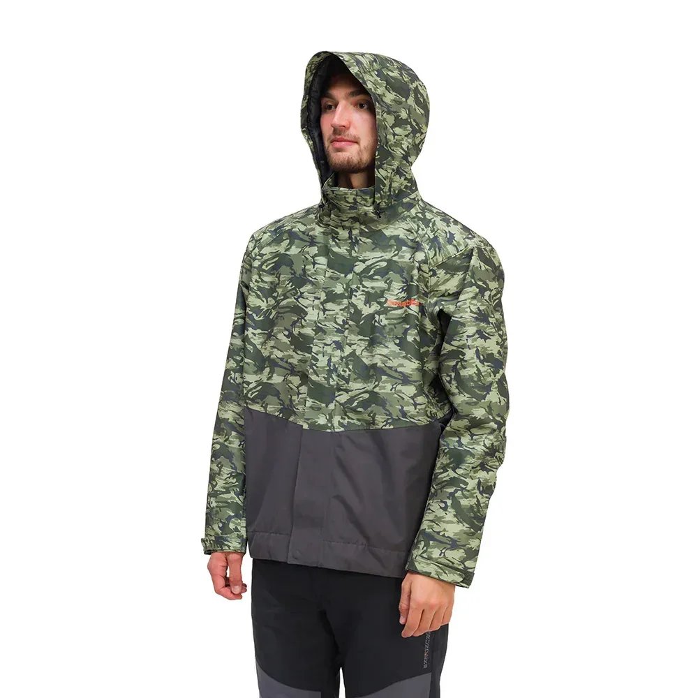 Grundens Downrigger Gore-Tex Camo Green jacka - Image 2