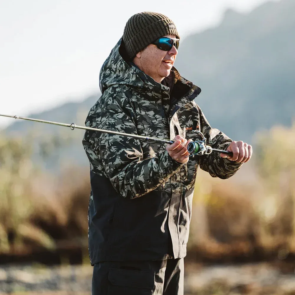 Grundens Downrigger Gore-Tex Camo Green jacka - Image 5