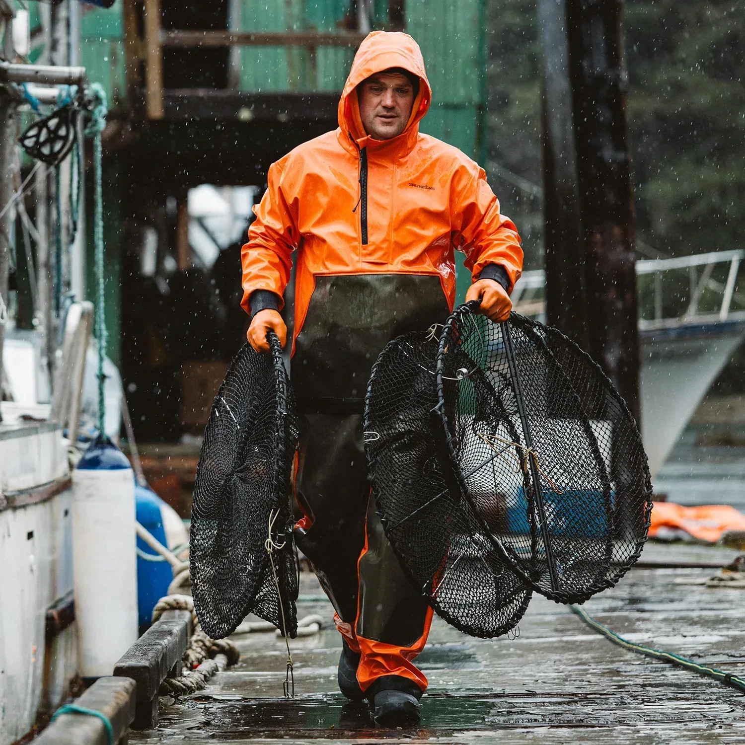 Grundens Neptune Armored Anorak jacka - Image 4