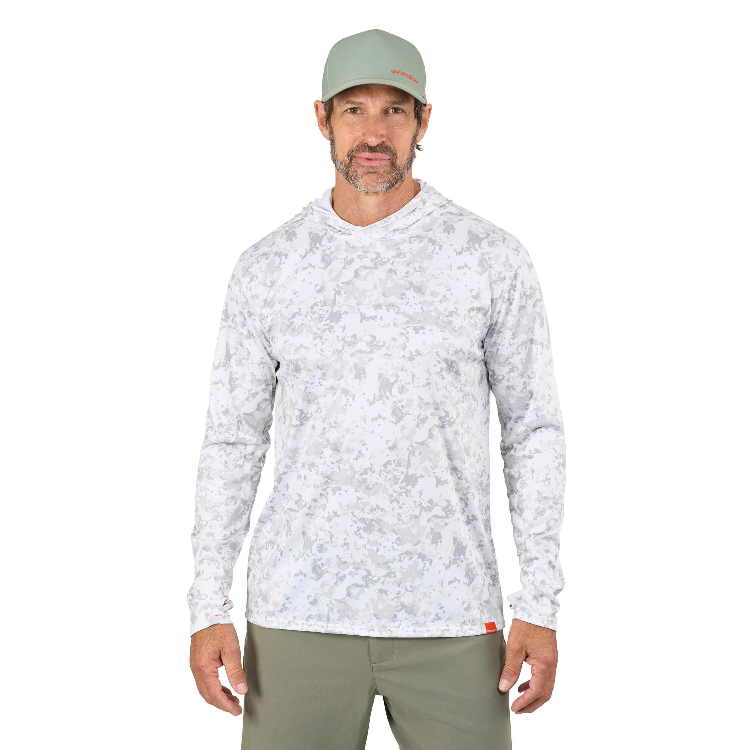 Grundens Tough Sun Masked Hoodie UPF50+ fisketröja - Image 11
