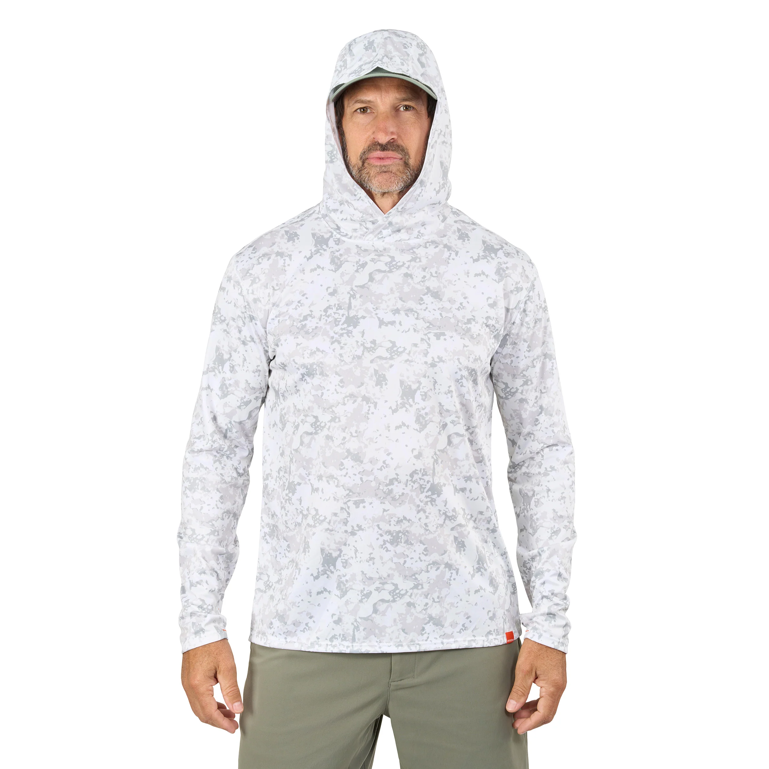 Grundens Tough Sun Masked Hoodie UPF50+ fisketröja - Image 2