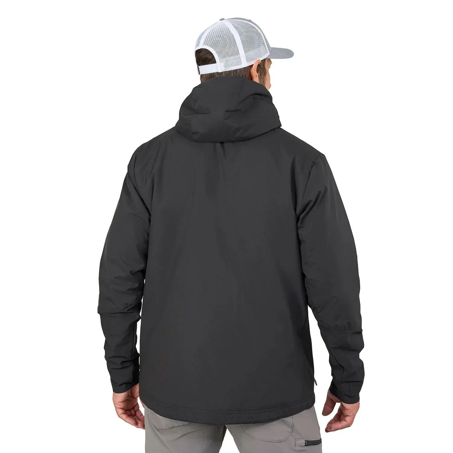 Grundens Turbulence Hybrid Hoodie Black huvtröja / jacka - Image 5