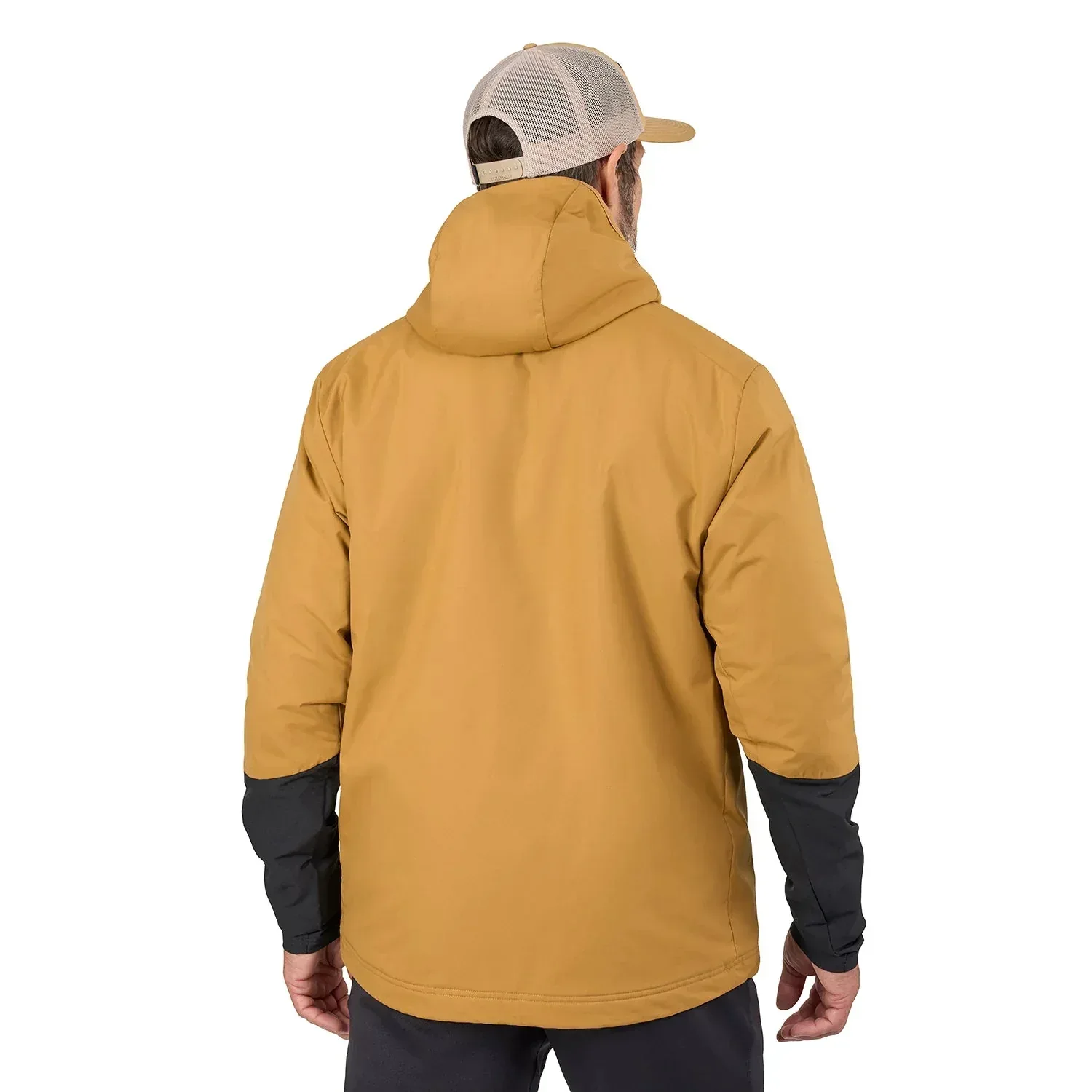 Grundens Turbulence Hybrid Hoodie Whiskey huvtröja / jacka - Image 4