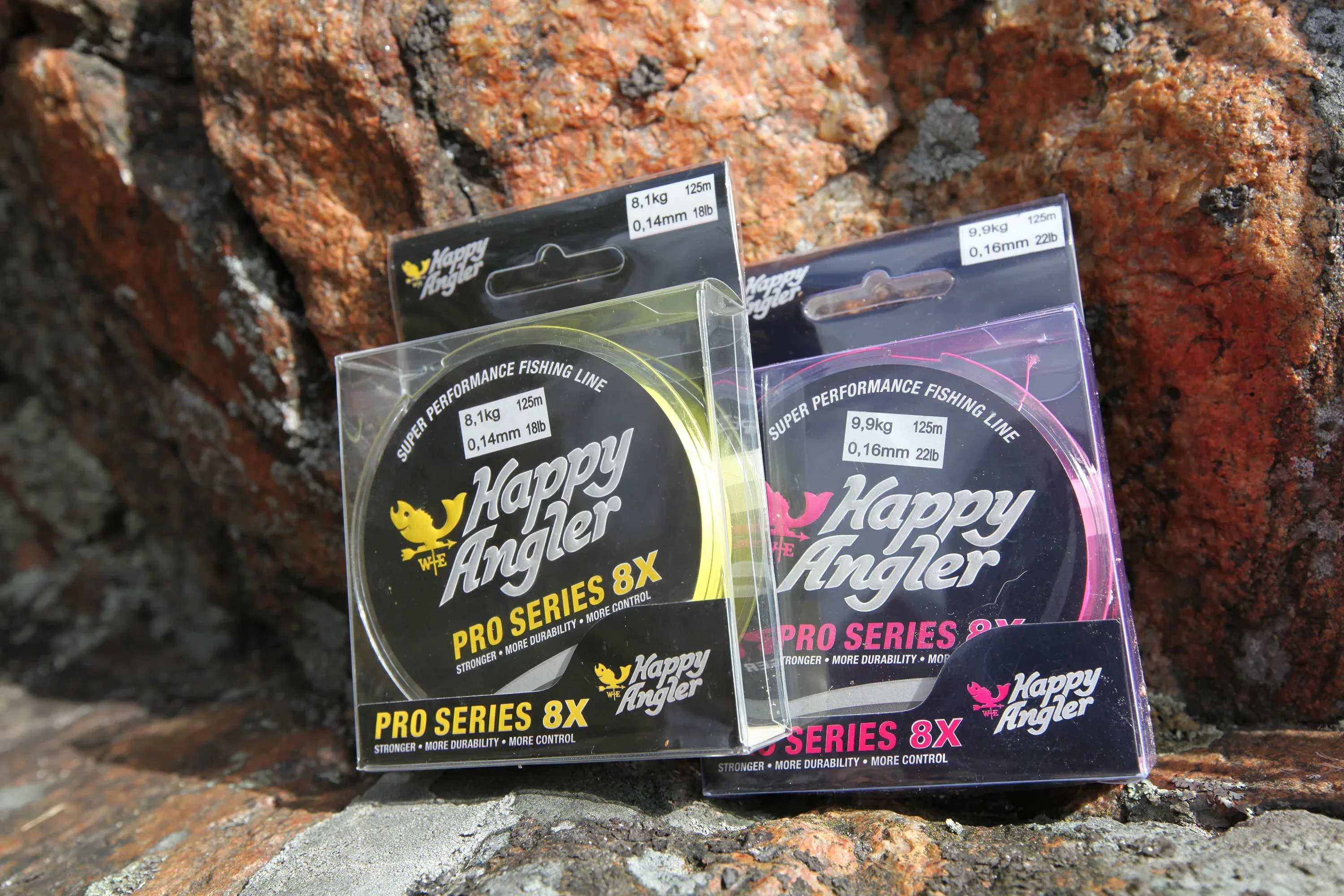 Happy Angler Pro Series 8X 125 m gul flätlina - Image 5