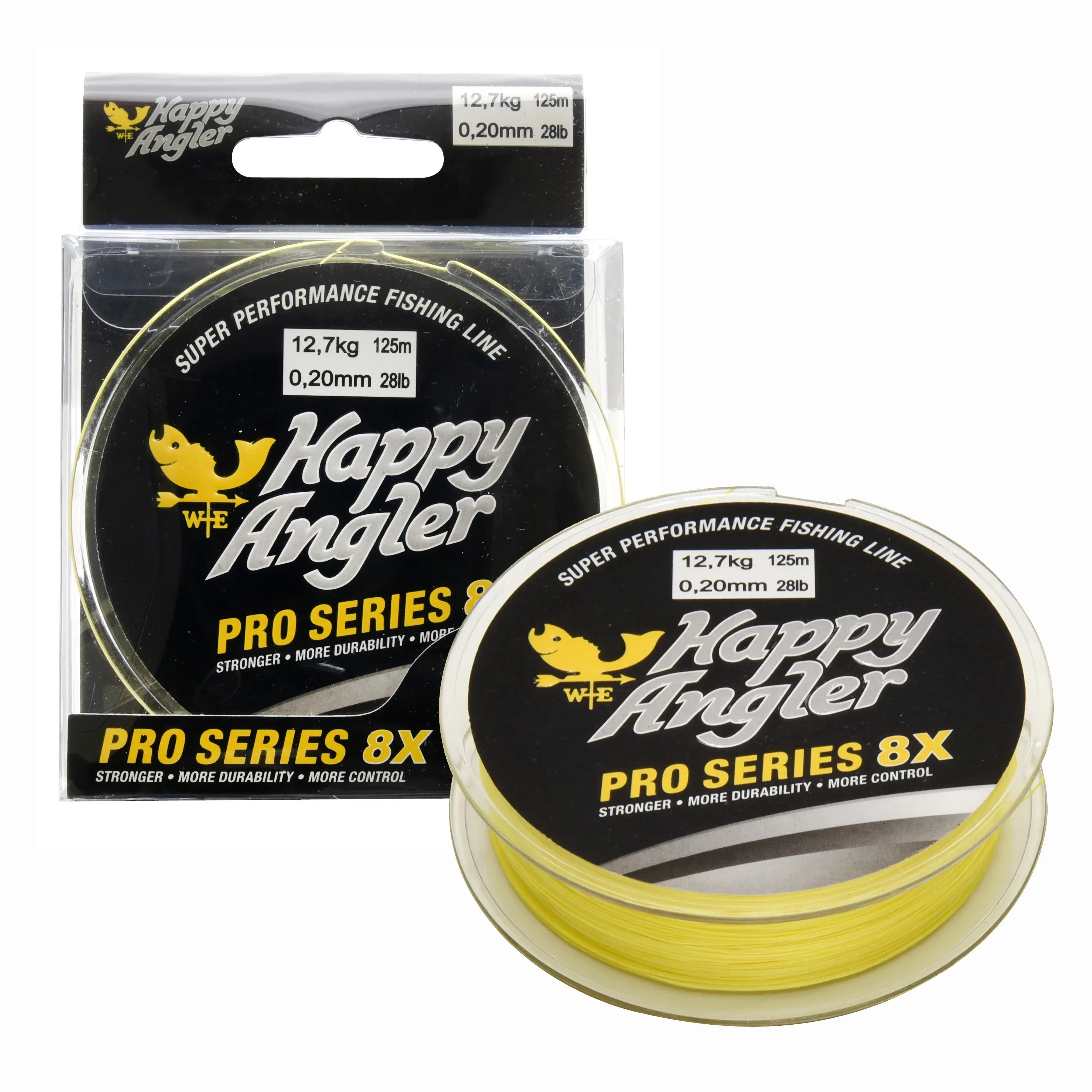 Happy Angler Pro Series 8X 125 m gul flätlina - Image 6