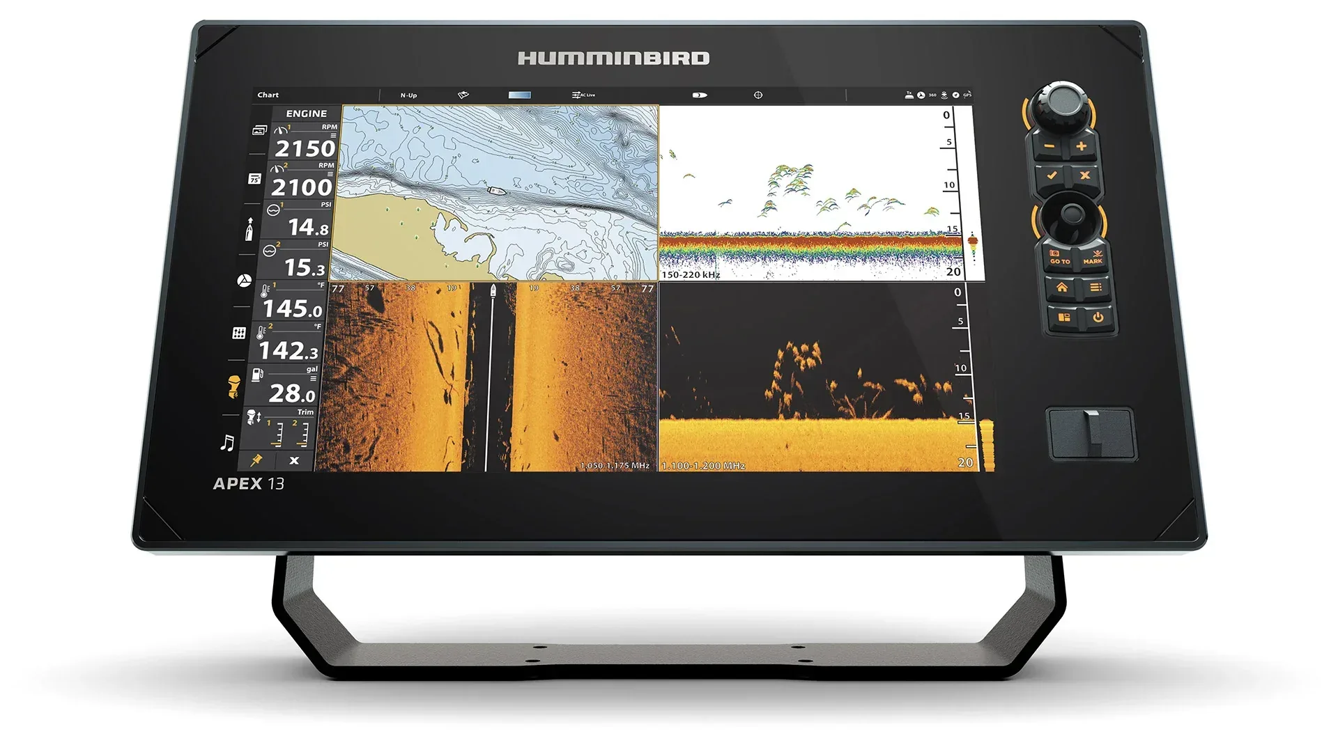 Humminbird APEX 13 MEGA SI+ kombienhet utan givare - Image 3