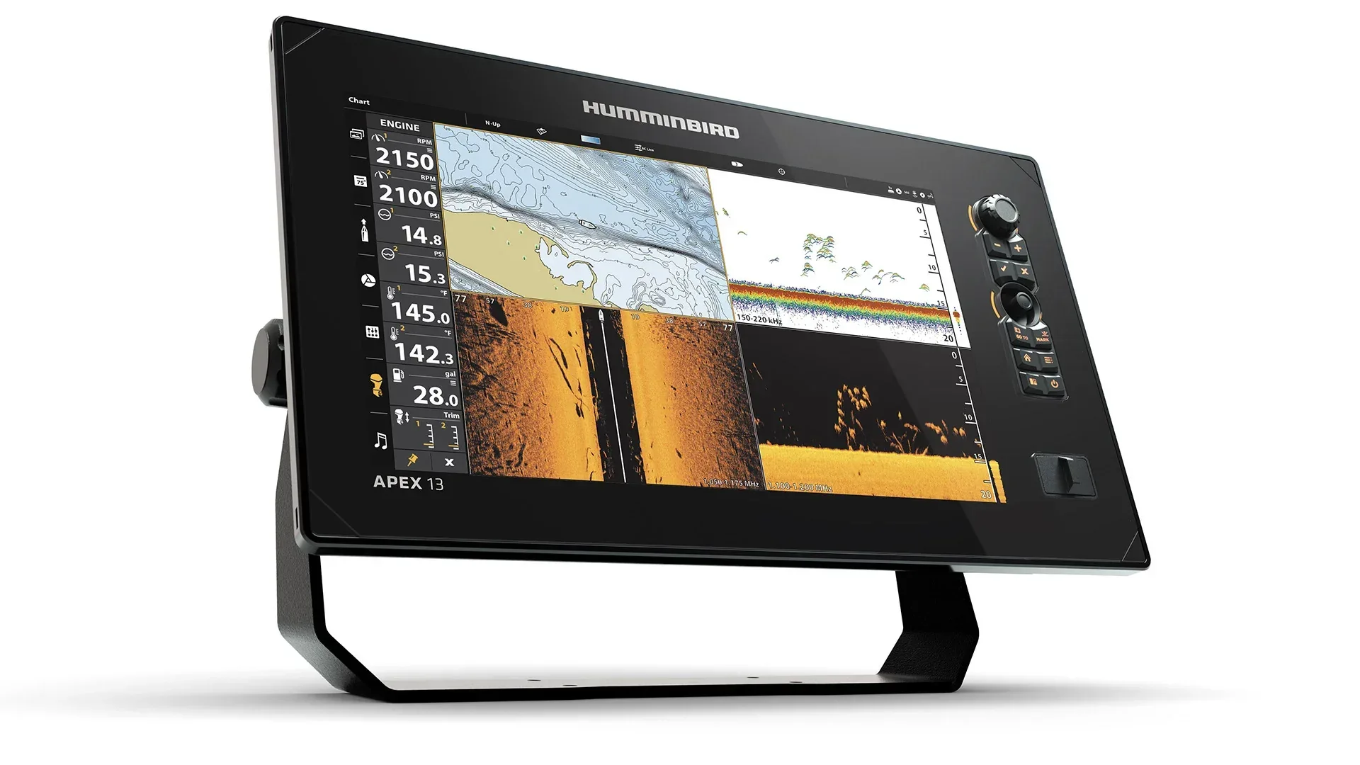 Humminbird APEX 13 MEGA SI+ kombienhet utan givare - Image 4