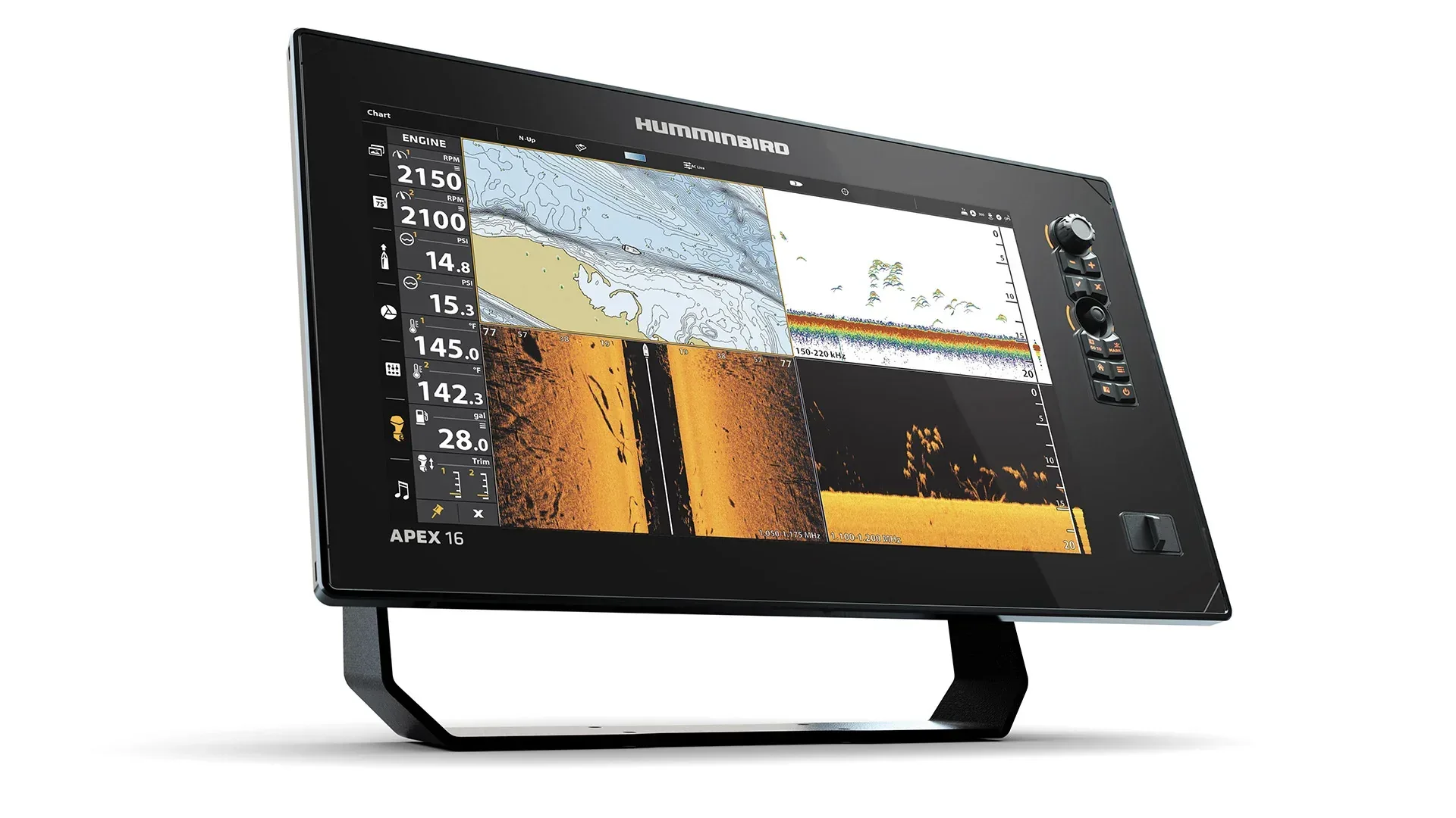 Humminbird APEX 16 MEGA SI+ kombienhet + givare - Image 5