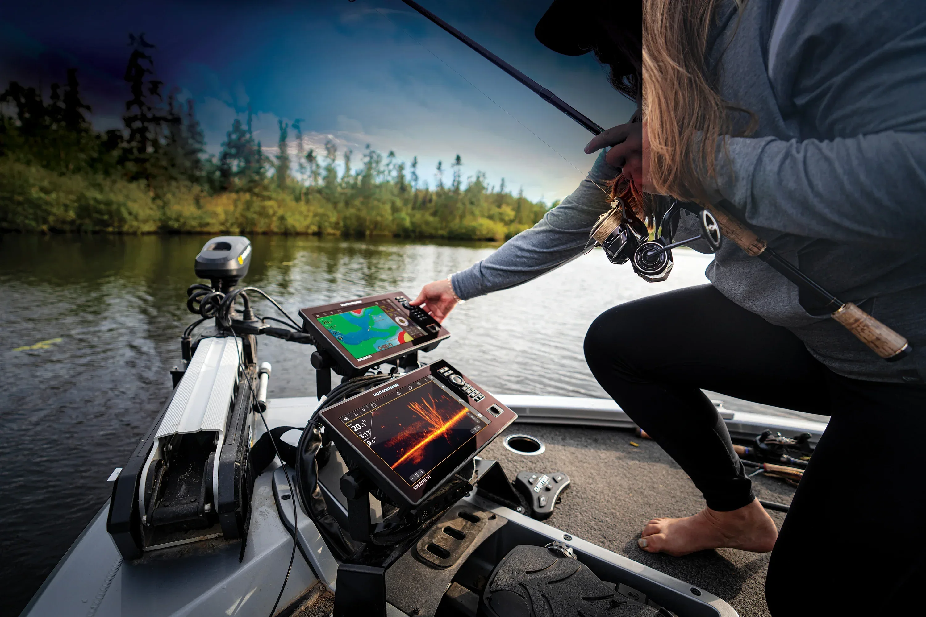 Humminbird XPLORE 12 CHO kombienhet utan givare - Image 9