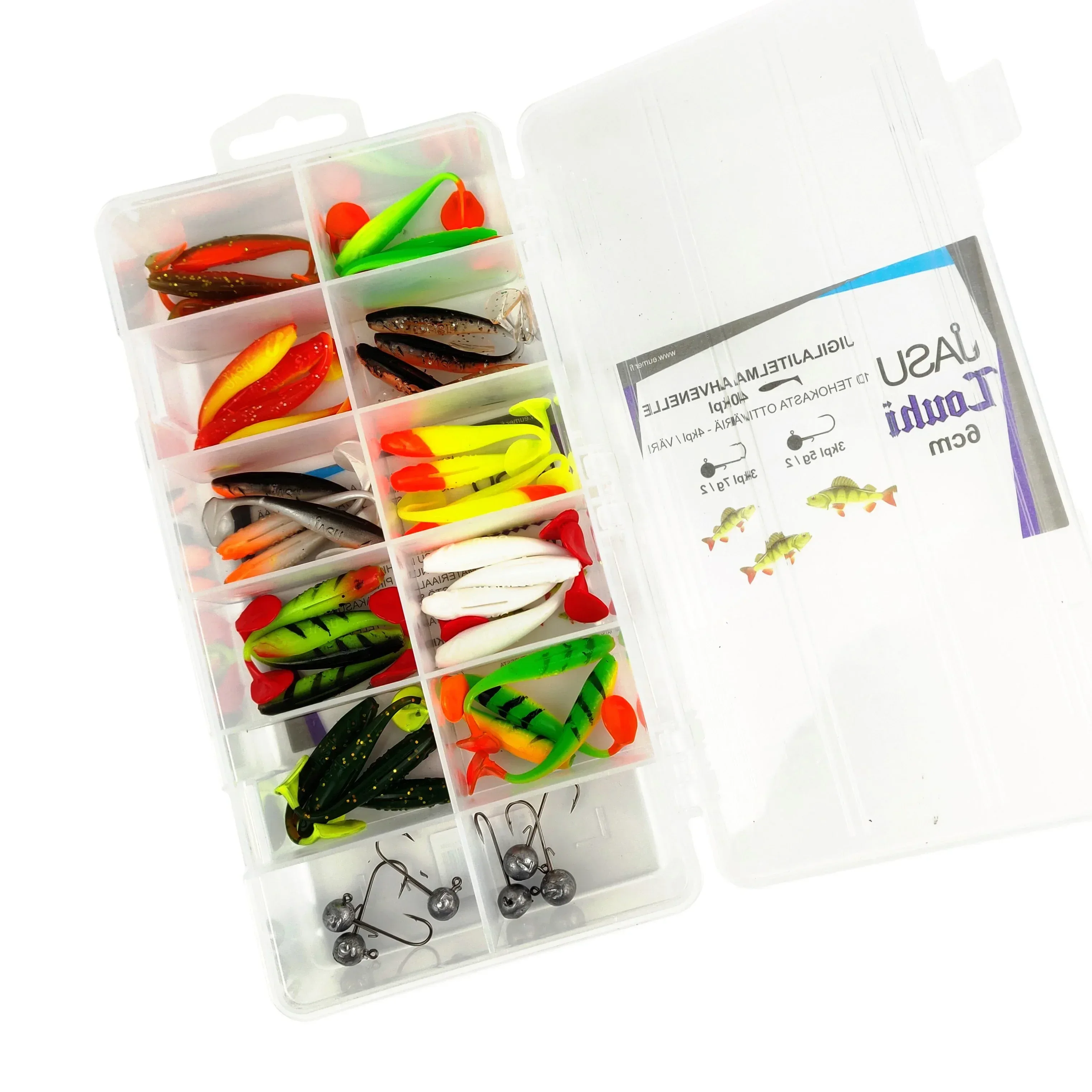 Jasu Louhi jiggsortiment 6 cm 30st + jiggskallar