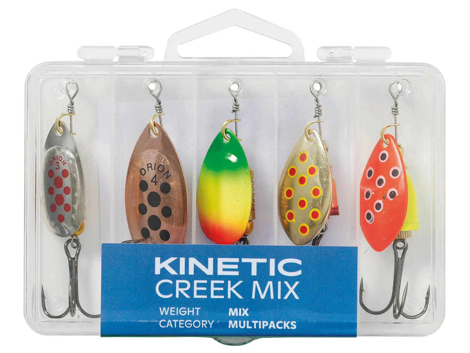 Kinetic Creek Mix spinnarsortiment 5 st/pkt - Image 2