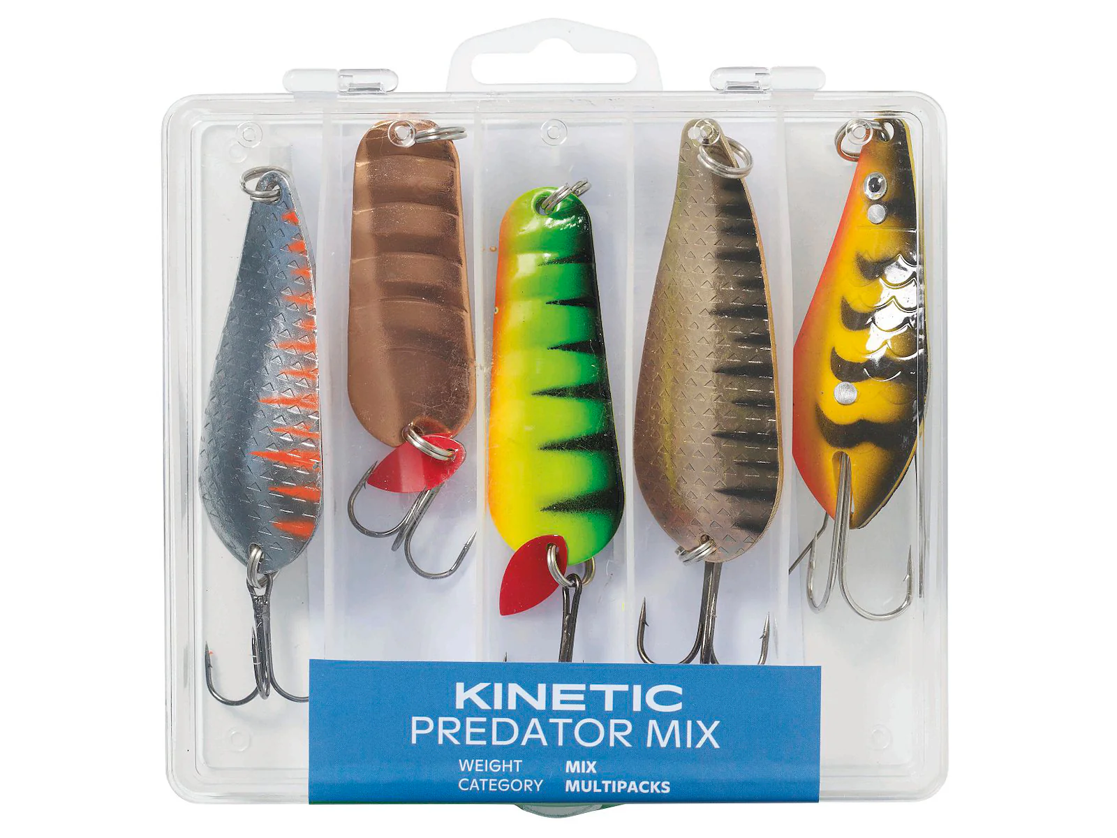 Kinetic Predator Mix skeddragssortiment 5 st/pkt - Image 2