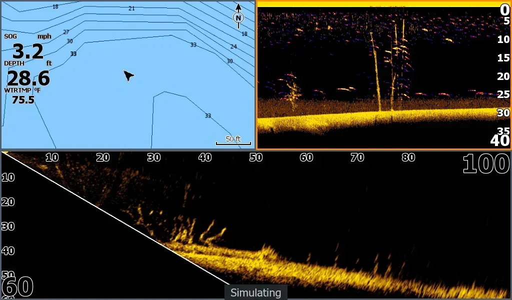 Lowrance Eagle Eye 9 Live kombienhet med live-givare - Image 10