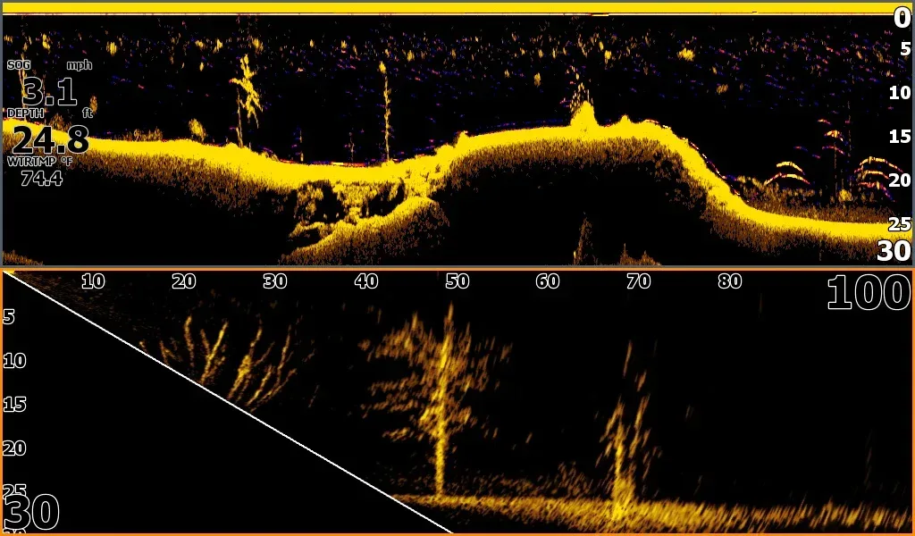 Lowrance Eagle Eye 9 Live kombienhet med live-givare - Image 13