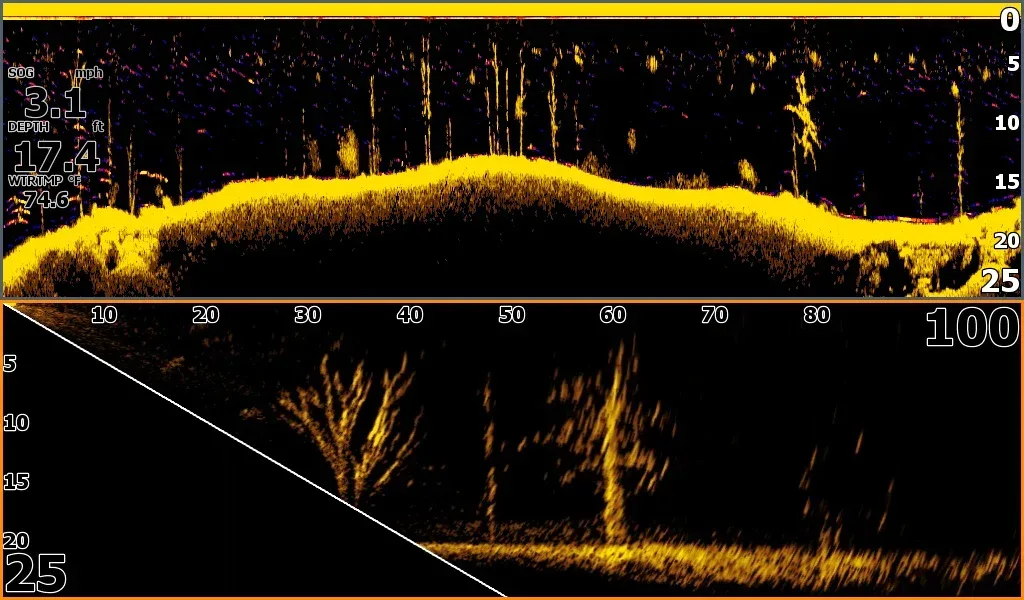 Lowrance Eagle Eye 9 Live kombienhet med live-givare - Image 15
