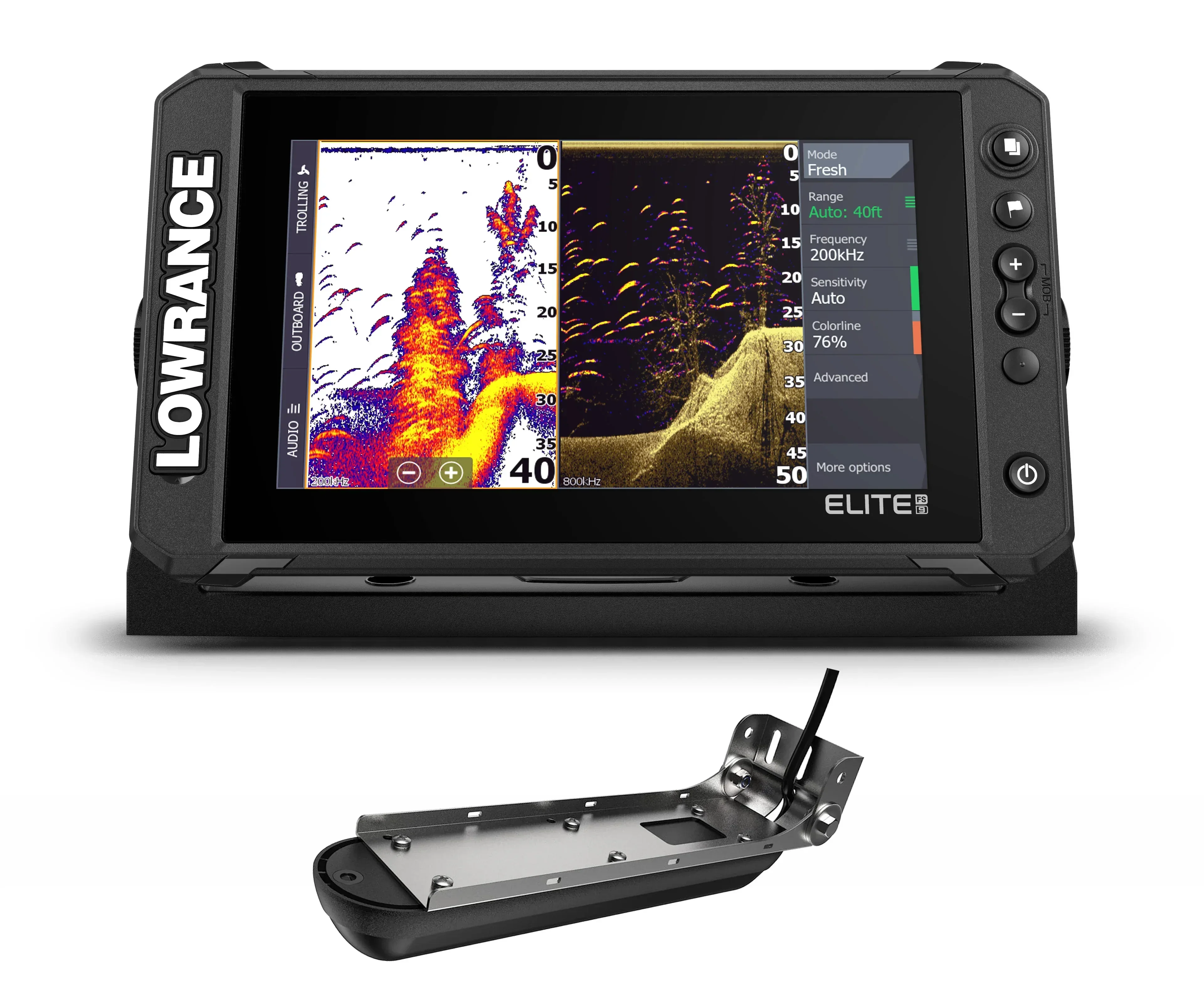 Lowrance Elite FS 9 kombienhet + Active Imaging 3-in-1 givare