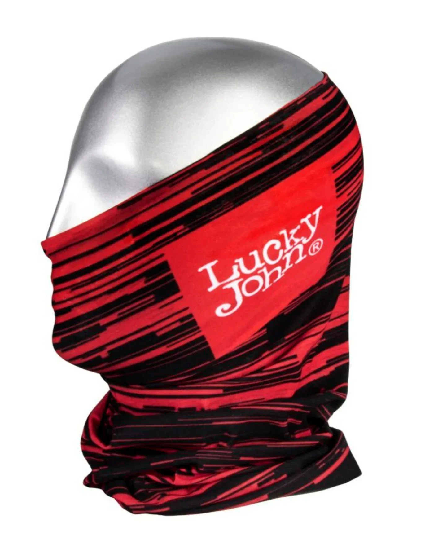 Lucky John Black / Red tubscarf