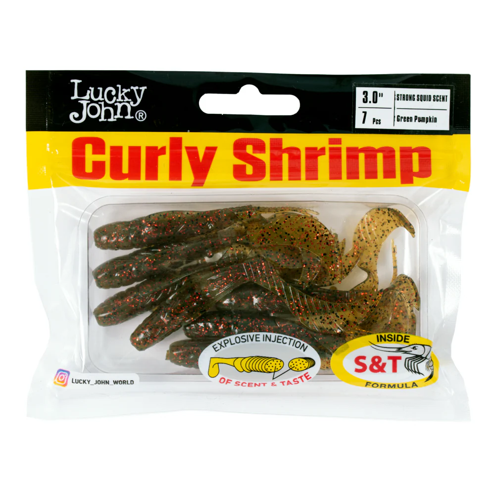 Lucky John Curly Shrimp 7,5 cm jigg 7 st/pkt - Image 6
