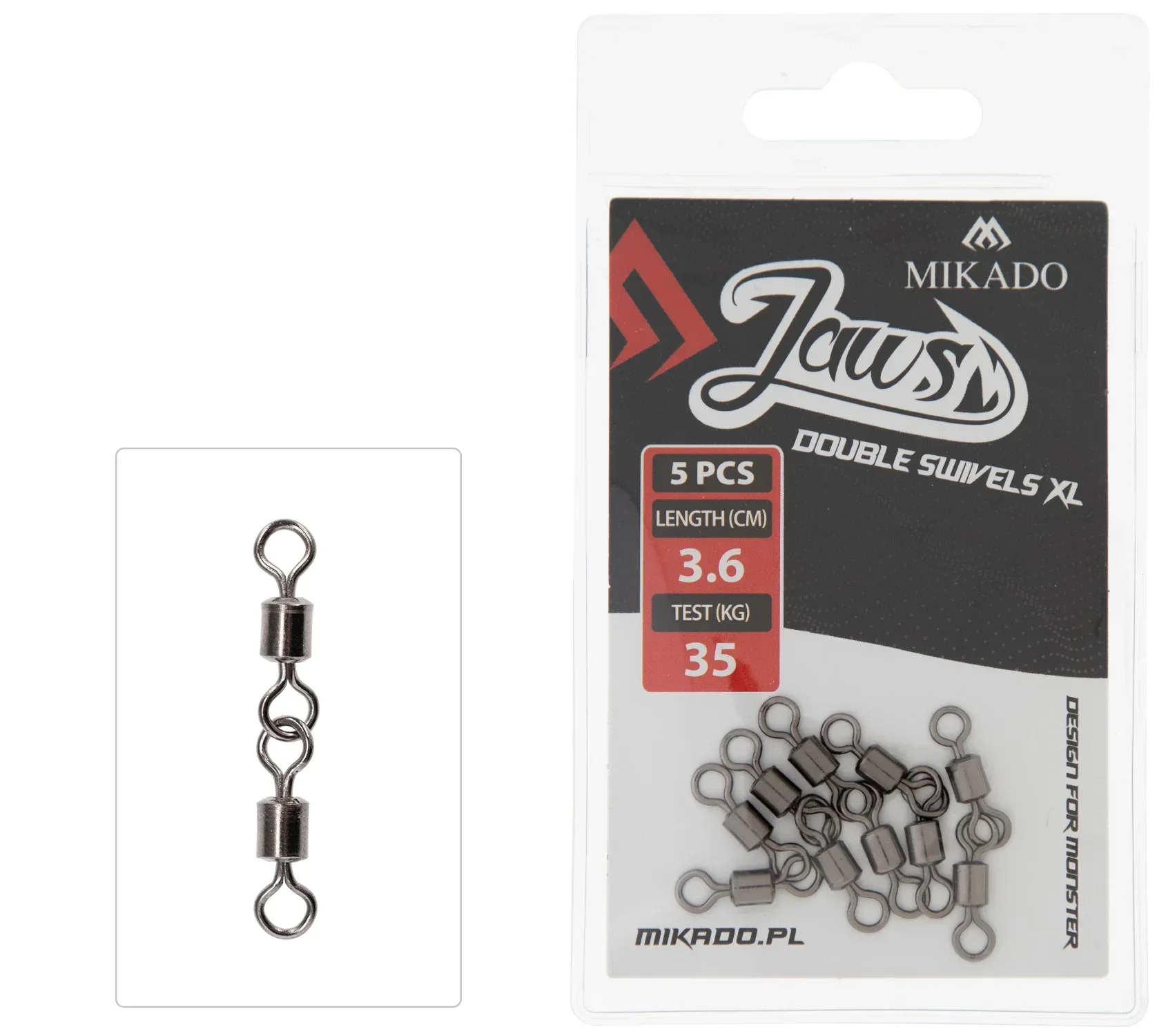 Mikado Jaws Double XL dubbellekande 5 st/pkt