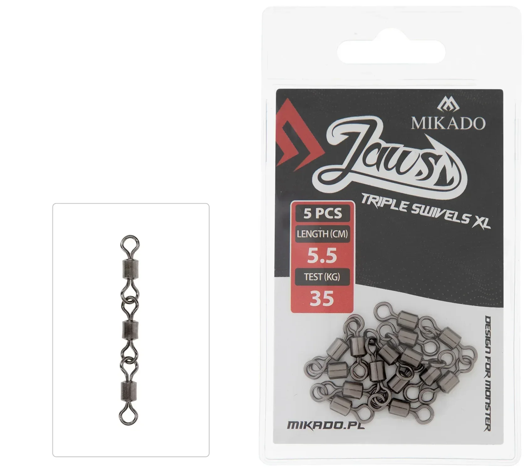 Mikado Jaws Triple XL trippellekande 5 st/pkt