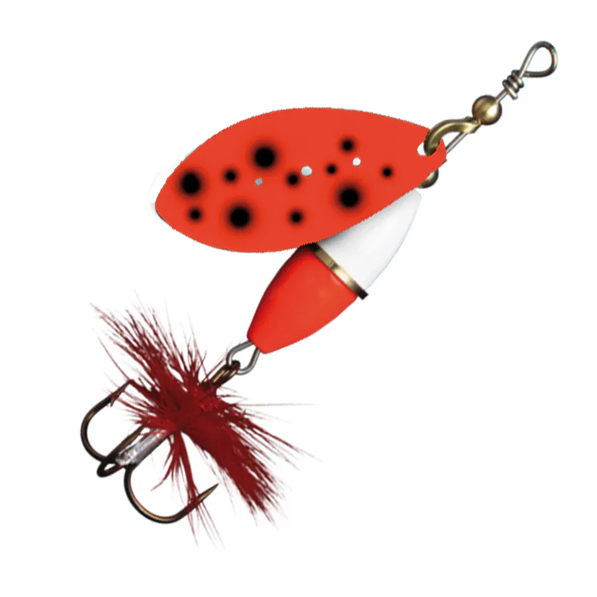 Myran Wipp Orange-Svart 10 g spinnare - Image 7