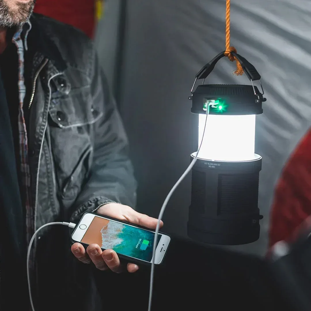 NEBO Big Poppy RC laddbar friluftslykta / ficklampa 300 + 120 lm + powerbank - Image 3