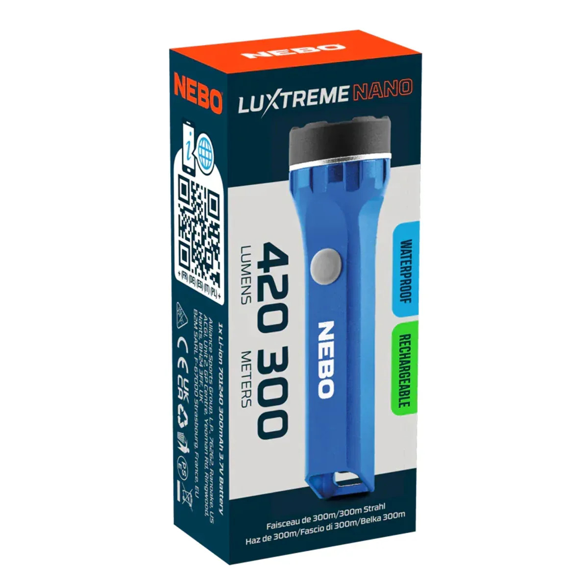 NEBO Luxtreme Nano ficklampa 420 lm - Image 3