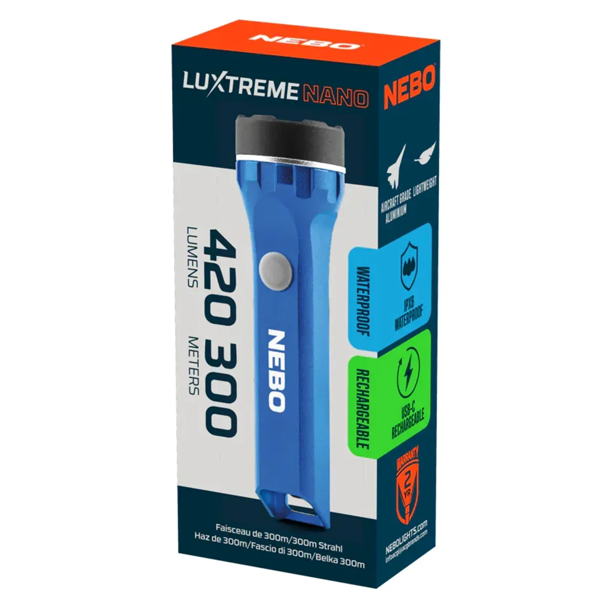 NEBO Luxtreme Nano ficklampa 420 lm - Image 4