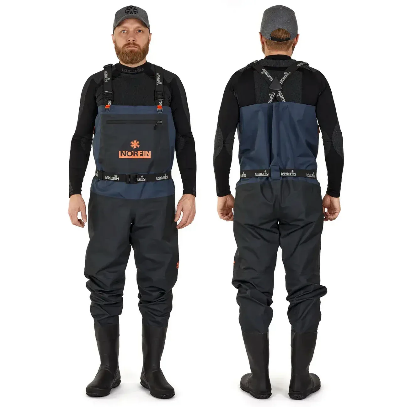 Norfin Pilot Bootfoot vadarbyxor med stövlar - Image 2