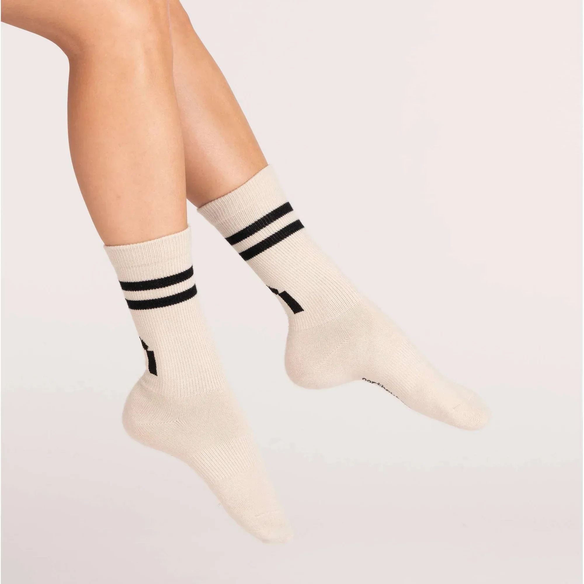 North Outdoor All Day Stripe merinotennisstrumpor - Image 5