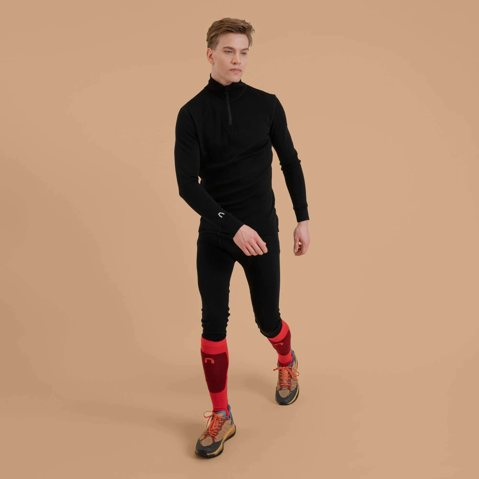 North Outdoor Arctic 260 merino polotröja med kort dragkedja - Image 6